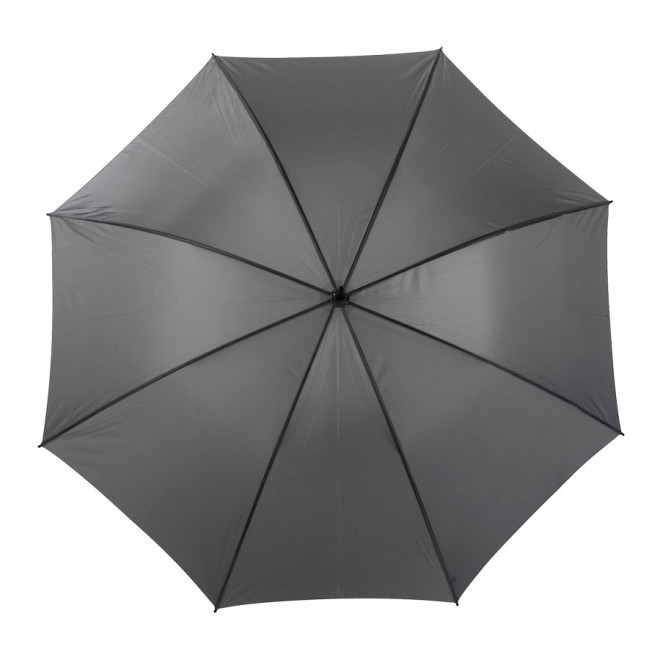 PARAPLUIE PERSONNALISÉ MANCHE DROIT AVEC BANDOULIERE 'GOLFY' - gris