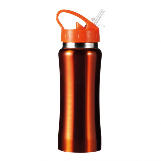 GOURDE PERSONNALISABLE EN METAL 'CHAMONIX' - orange