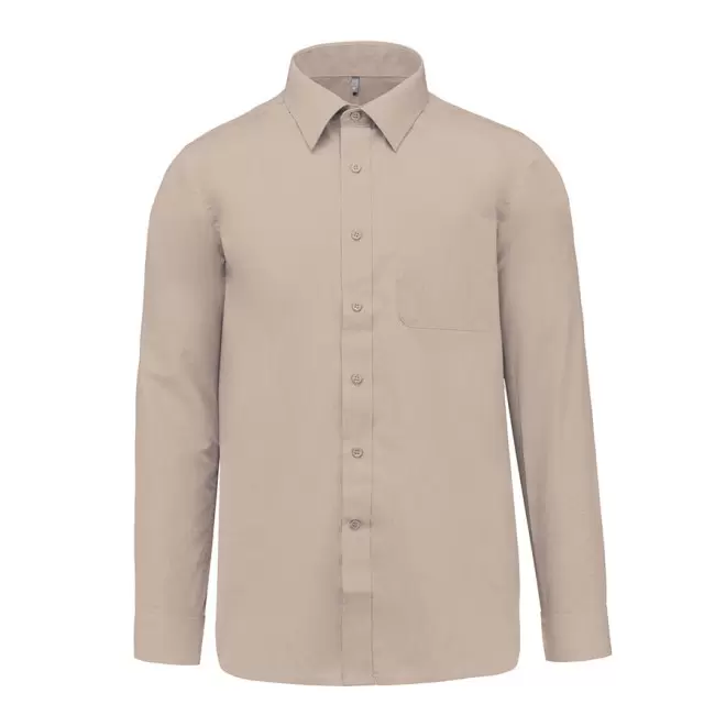 CHEMISE PUBLICITAIRE HOMME ML 'KARIBAN' - angora