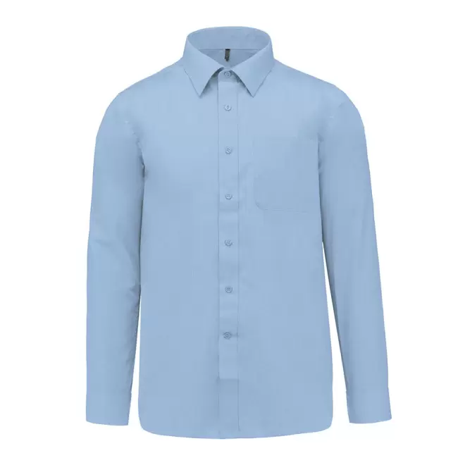 CHEMISE PUBLICITAIRE HOMME ML 'KARIBAN' - bleu ciel
