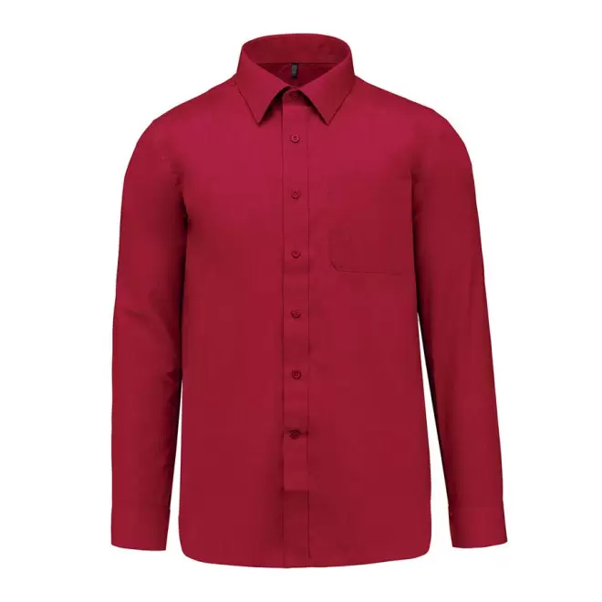CHEMISE PUBLICITAIRE HOMME ML 'KARIBAN' - rouge
