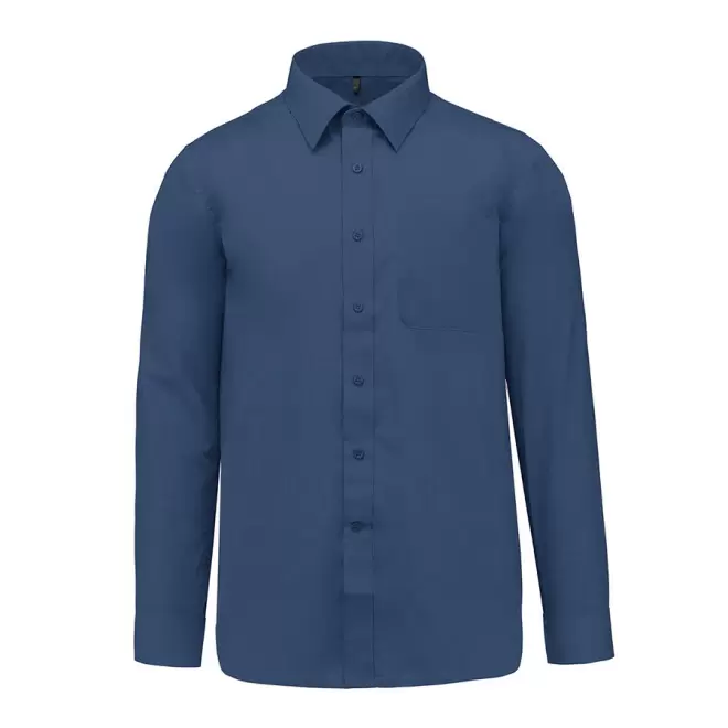 CHEMISE PUBLICITAIRE HOMME ML 'KARIBAN' - bleu marine