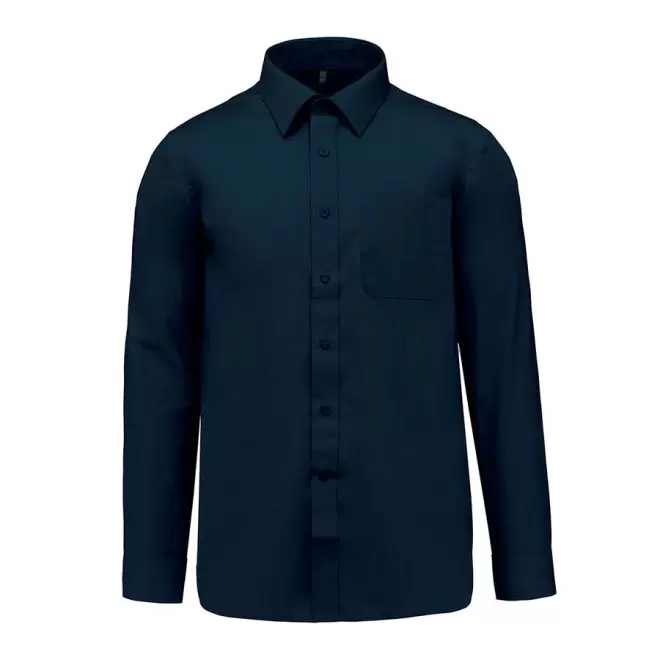 CHEMISE PUBLICITAIRE HOMME ML 'KARIBAN' - marine