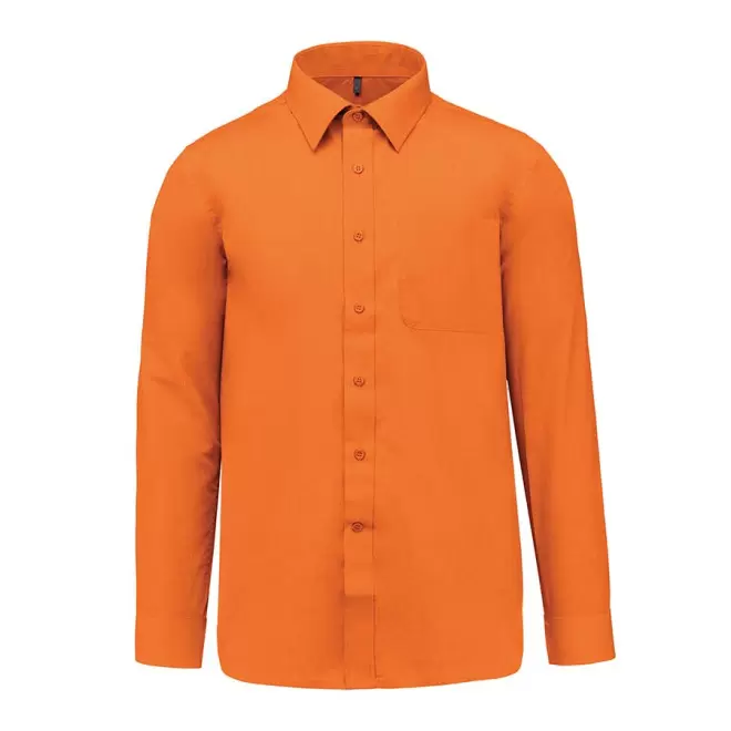 CHEMISE PUBLICITAIRE HOMME ML 'KARIBAN' - orange