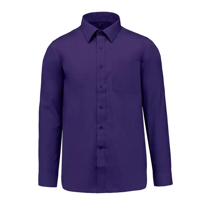 CHEMISE PUBLICITAIRE HOMME ML 'KARIBAN' - violet