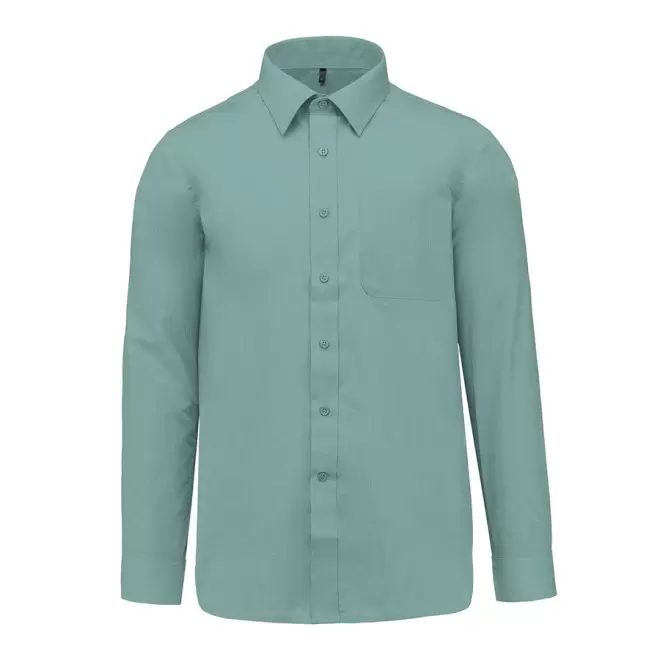 CHEMISE PUBLICITAIRE HOMME ML 'KARIBAN' - sauge