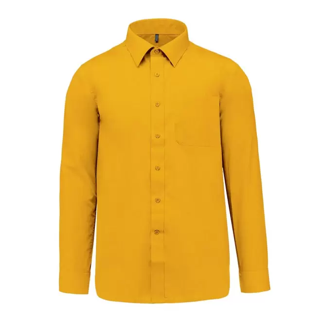 CHEMISE PUBLICITAIRE HOMME ML 'KARIBAN' - jaune