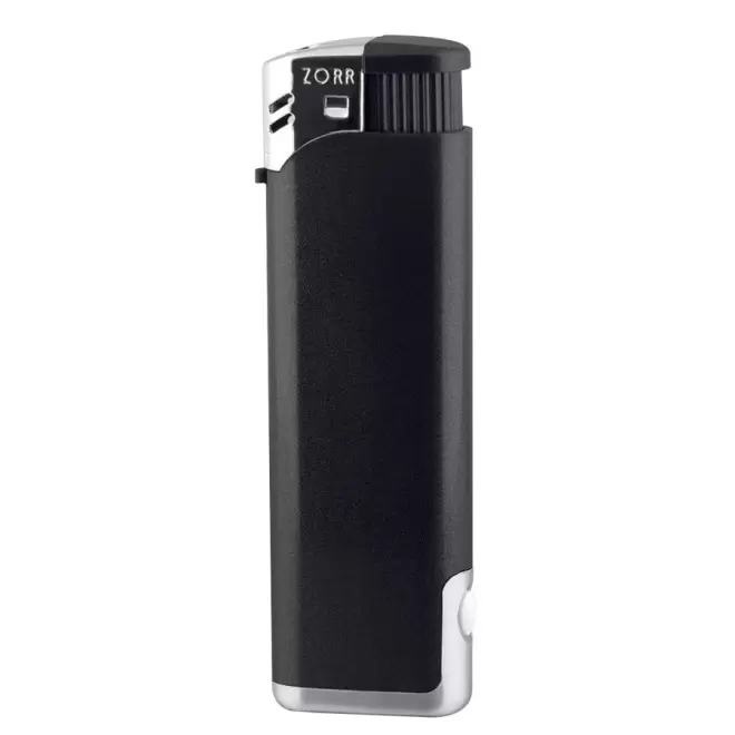 BRIQUET RECHARGEABLE PIEZO LAMPE 'TONGA' - noir