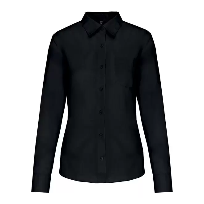 CHEMISE PUBLICITAIRE FEMME ML 'KARIBAN' - noir