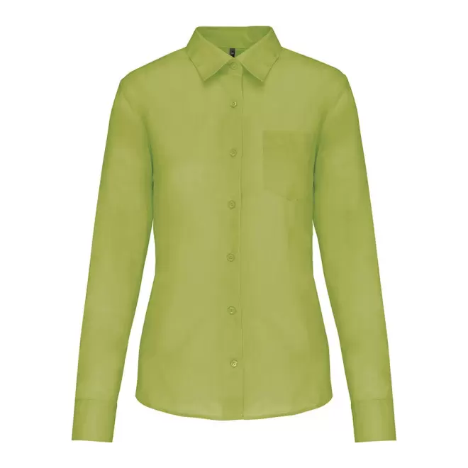 CHEMISE PUBLICITAIRE FEMME ML 'KARIBAN' - citron vert
