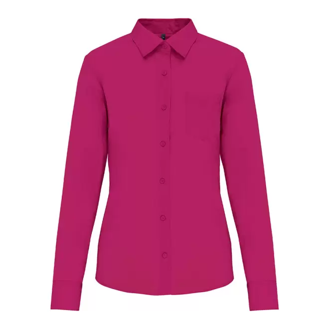 CHEMISE PUBLICITAIRE FEMME ML 'KARIBAN' - fuchsia