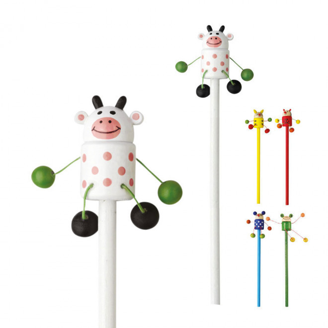 CRAYON PUBLICITAIRES ANIMAL 'MELINA' - assortis