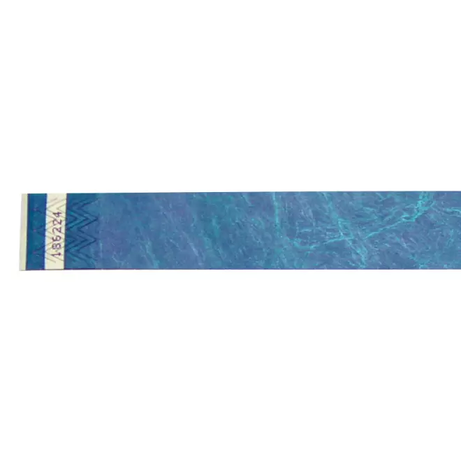 BRACELET EN PAPIER TYVEK® PERSONNALISABLE 'GUEST' 2.5 - bleu