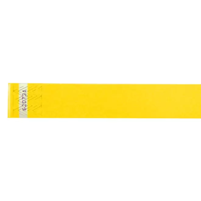 BRACELET EN PAPIER TYVEK® PERSONNALISABLE 'GUEST' 2.5 - jaune