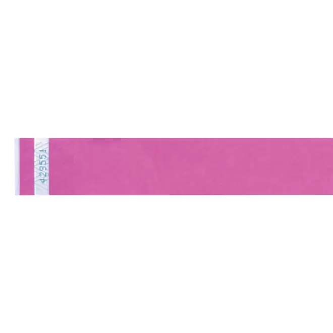 BRACELET EN PAPIER TYVEK® PERSONNALISABLE 'GUEST' 2.5 - rose