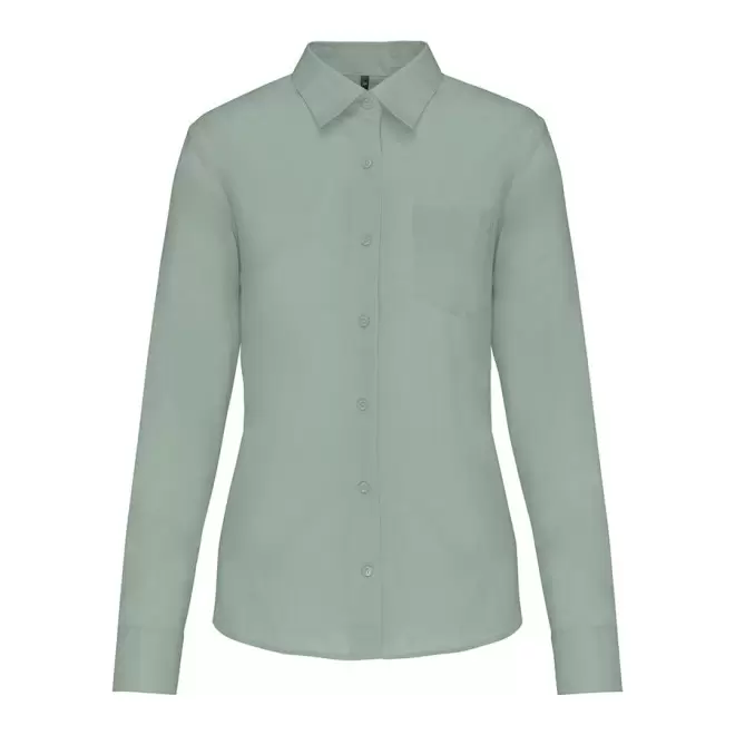 CHEMISE PUBLICITAIRE FEMME ML 'KARIBAN' - sauge