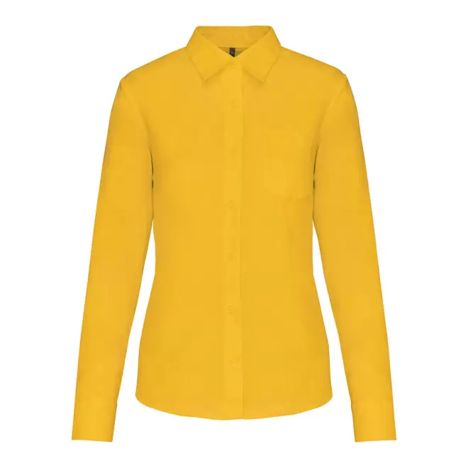 CHEMISE PUBLICITAIRE FEMME ML 'KARIBAN' - jaune