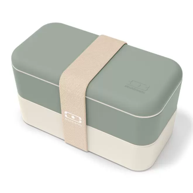 LUNCH BOX PERSONNALISABLE PUBLICITAIRE MB ORIGINAL MONBENTO® 'OLBY' - vert