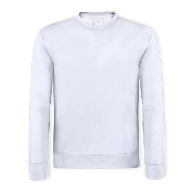 SWEAT PERSONNALISABLE COL ROND 'SANDO' - blanc