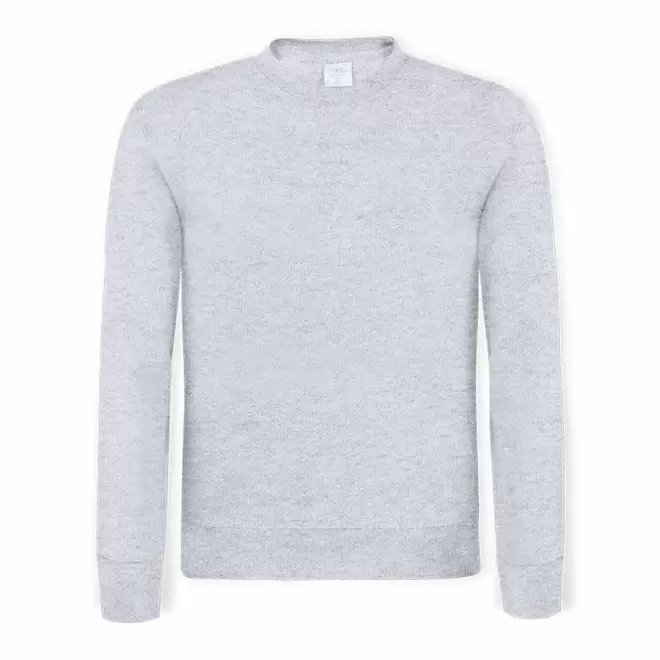 SWEAT PERSONNALISABLE COL ROND 'SANDO' - gris
