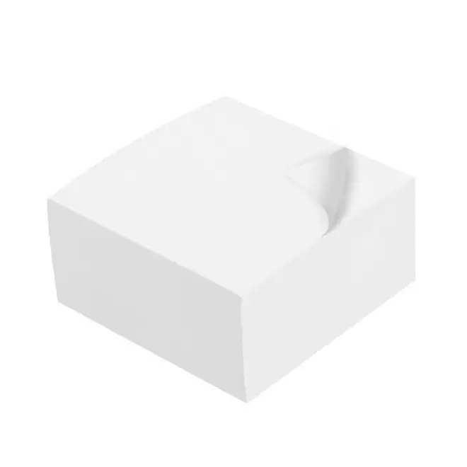 CUBE PAPIER PERSONNALISABLE 'STRANA' - blanc