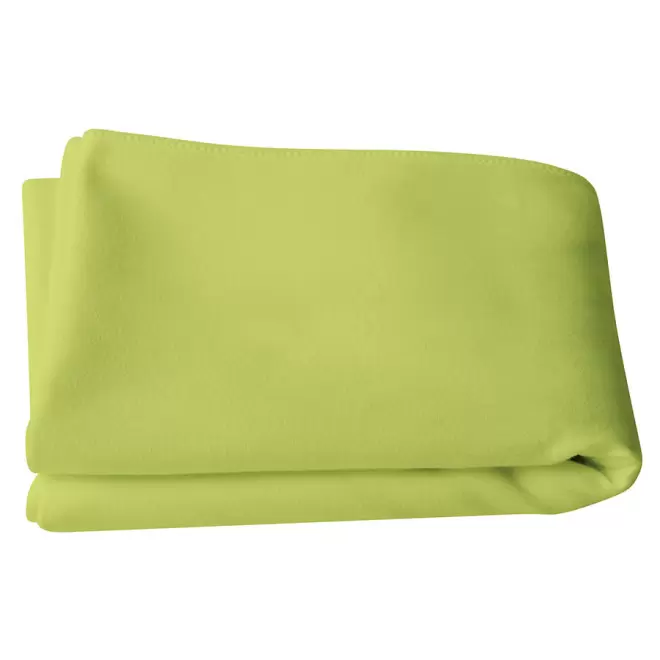 DRAP DE BAIN MICROFIBRE PERSONNALISABLE 100X150 CM 'POLLY' - vert pomme