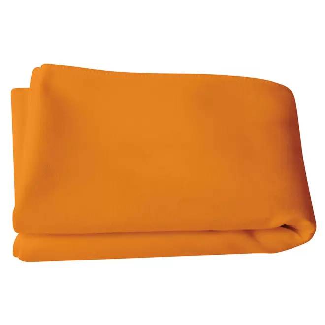 DRAP DE BAIN MICROFIBRE PERSONNALISABLE 100X150 CM 'POLLY' - orange