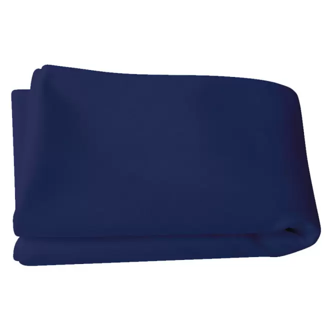DRAP DE BAIN MICROFIBRE PERSONNALISABLE 100X150 CM 'POLLY' - bleu marine