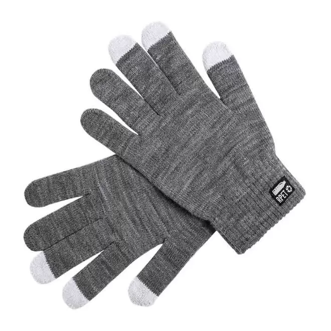 GANTS TACTILES PERSONNALISABLES 'GANOU RPET' - gris