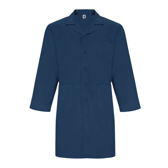 BLOUSE MEDICALE PERSONNALISABLE HOMME 'RESEARCH' - bleu marine