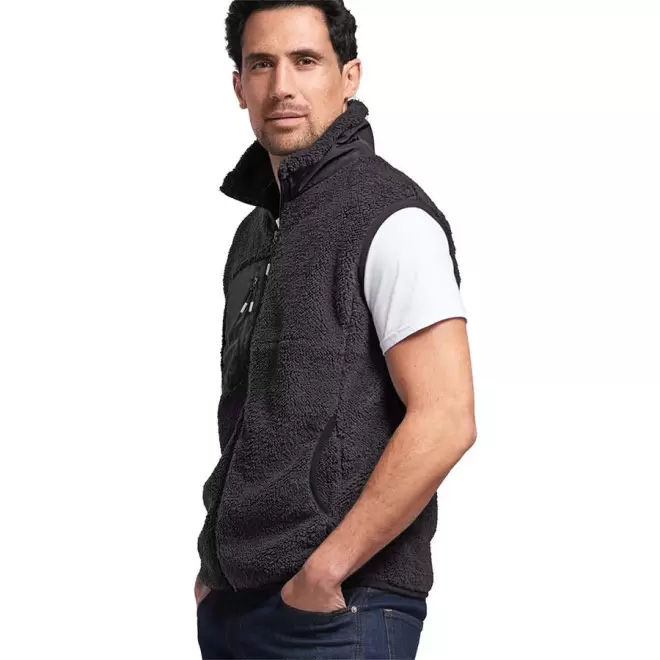 BODYWARMER PERSONNALISABLE HOMME SHERPA MUSTAGHATA® 'INUIT - gris