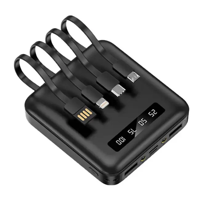 EXPRESS 72H - BATTERIE PERSONNALISABLE 10000 MAH AKASHI® 'RUKI' - noir