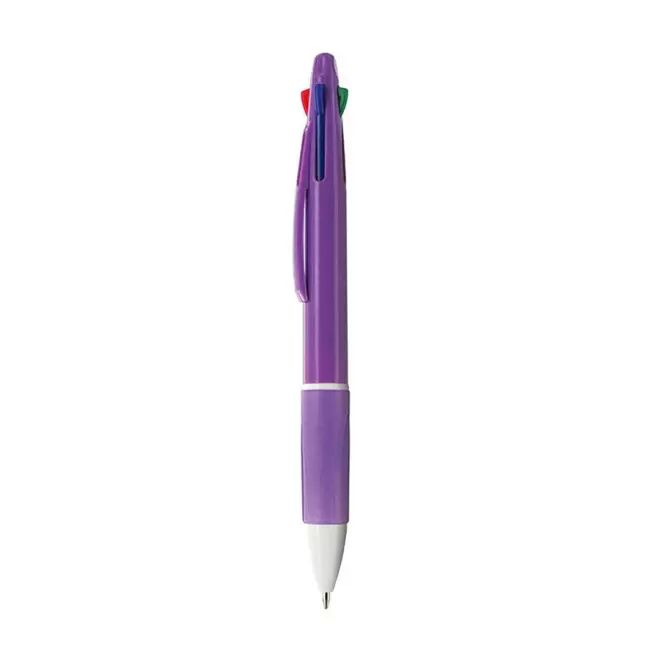 STYLO 4 COULEURS PERSONNALISABLE 'JENNY' - prune