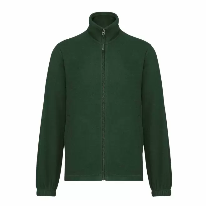 VESTE POLAIRE PERSONNALISABLE 'KARIPOL ZIPPE ELASTIQUE' - vert forêt