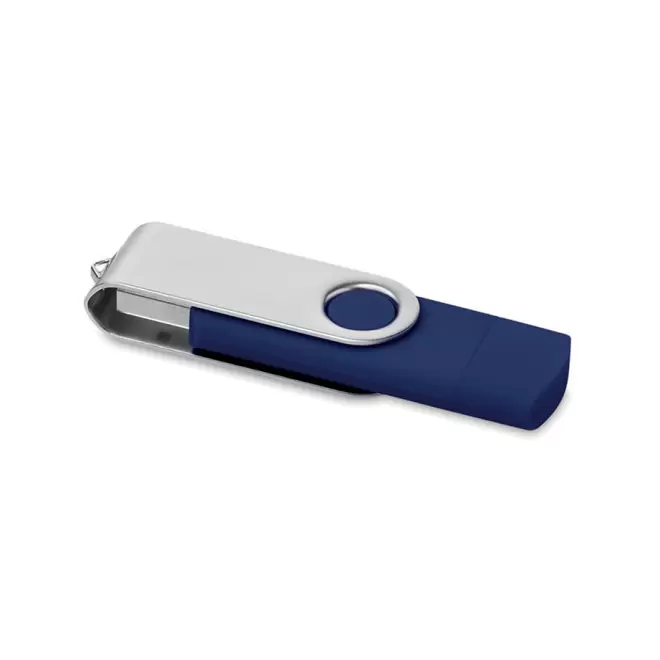 CLE USB OTG PERSONNALISABLE AVEC TYPE C ' TWISTER MATE' 4GO A 32GO - bleu