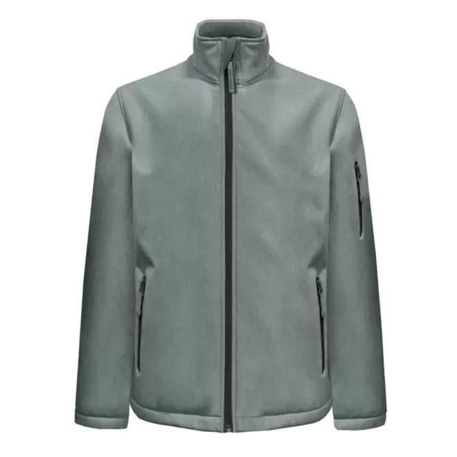 SOFTSHELL HOMME PERSONNALISABLE PEN DUICK 'ATLANTIC' - gris chiné