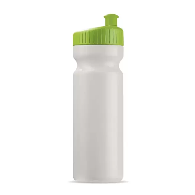 GOURDE DE SPORT PERSONNALISÉE 750ML OPAQUE BLANC 'TRAIL' - vert clair