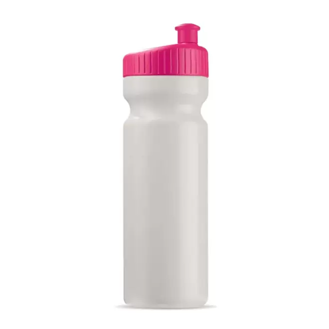 GOURDE DE SPORT PERSONNALISÉE 750ML OPAQUE BLANC 'TRAIL' - rose