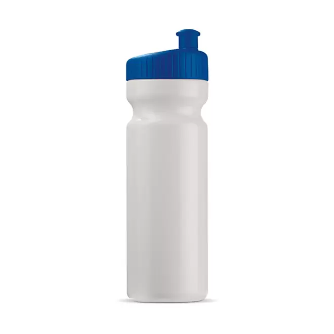GOURDE OPAQUE PERSONNALISABLE 750ML 'TRAIL' 4J - blanc/bleufoncé