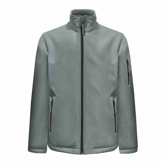 SOFTSHELL PERSONNALISABLE FEMME PEN DUICK 'ATLANTIC' - gris chiné