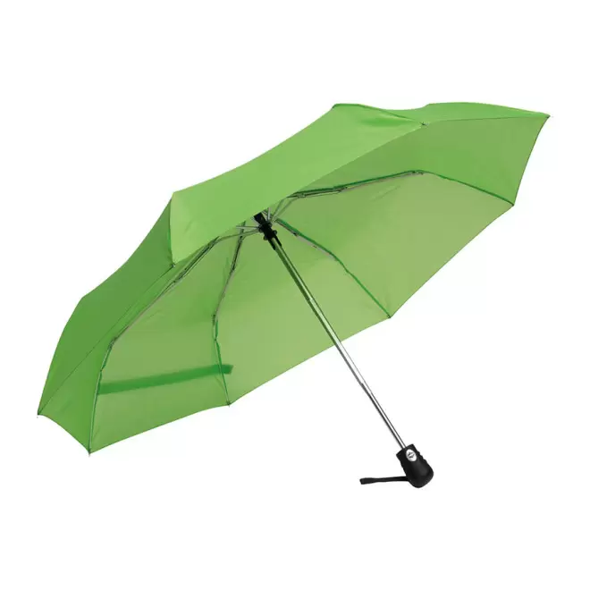 PARAPLUIE PUBLICITAIRE TEMPETE PLIABLE OUVERTURE AUTO 'THURSO' - vert clair
