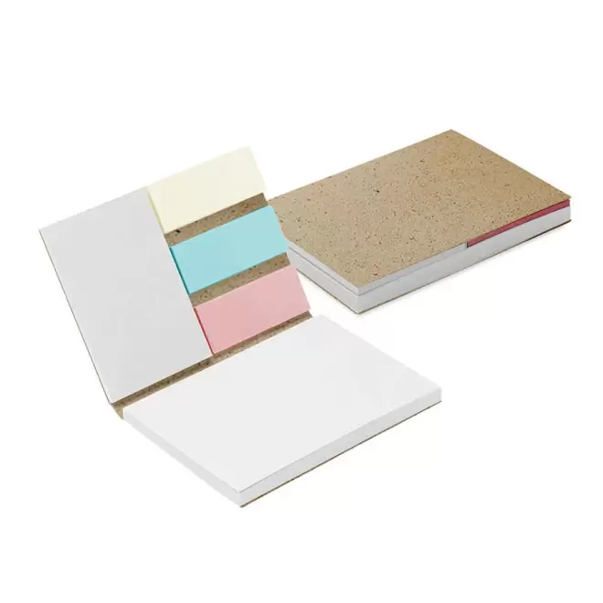 BLOC-NOTE PERSONNALISABLE SOUPLE HERBE 'STAVA' - brun