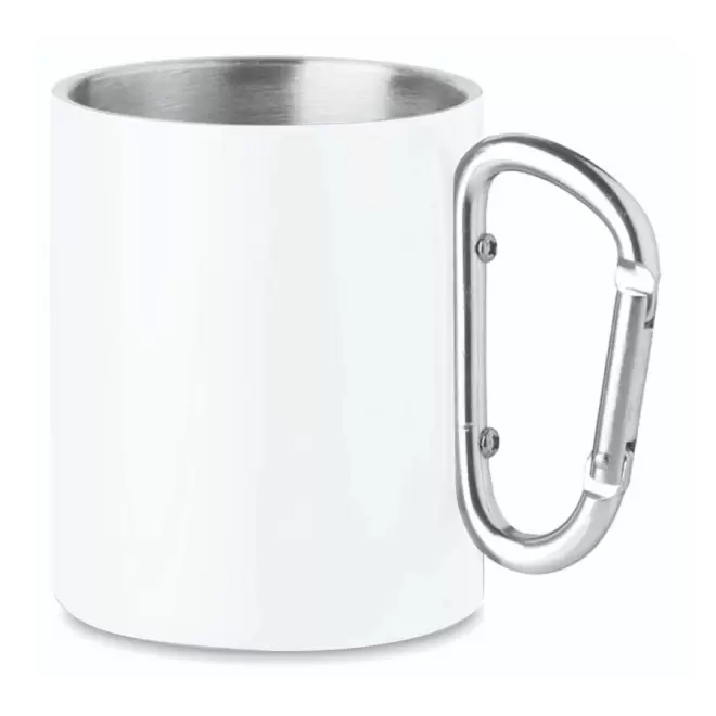 MUG PERSONNALISABLE MOUSQUETON 'MACKENZA SUBLI' - blanc