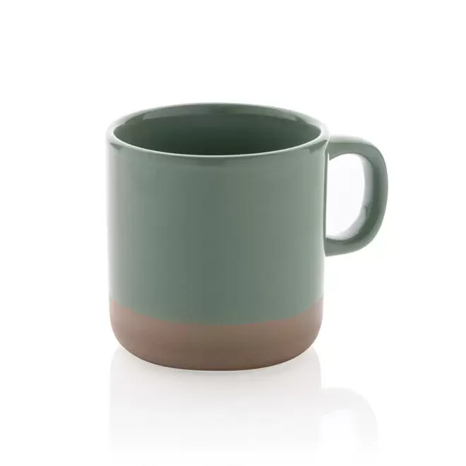 MUG PERSONNALISABLE EN CÉRAMIQUE 'POUKKA' - vert