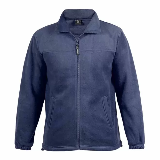 POLAIRE PERSONNALISABLE ZIPPÉE 280G 'COLARI' - bleu marine
