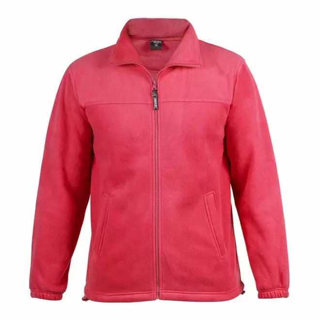 POLAIRE PERSONNALISABLE ZIPPÉE 280G 'COLARI' - rouge