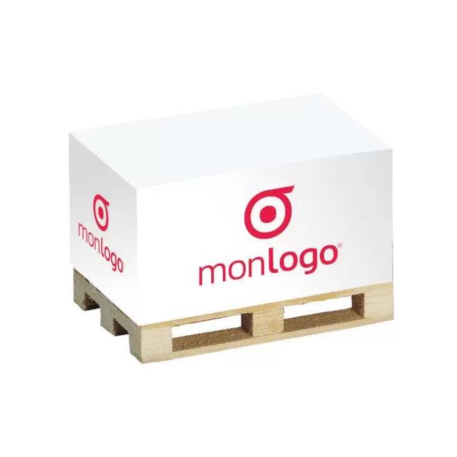 CUBE PAPIER PERSONNALISABLE 600 FEUILLES 'STRANA LONG PALETTE' - palette