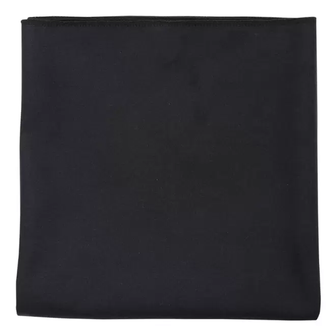 SERVIETTE MICROFIBRE PERSONNALISABLE 'MELIS 30x50' - noir