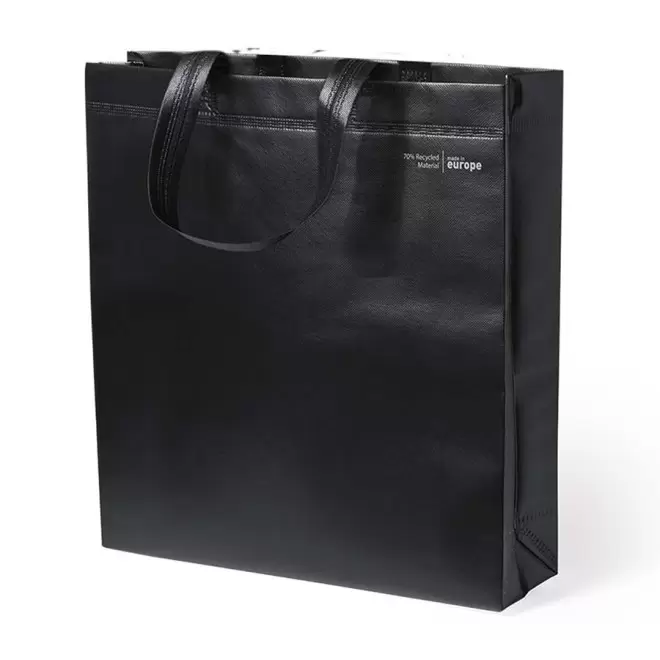 SAC PUBLICITAIRE RECYCLÉ 120G/M² 'ADEM' - noir