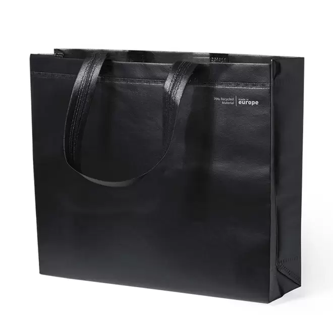 SAC PERSONNALISABLE RECYCLÉ 120G/M² 'KARAN' - noir